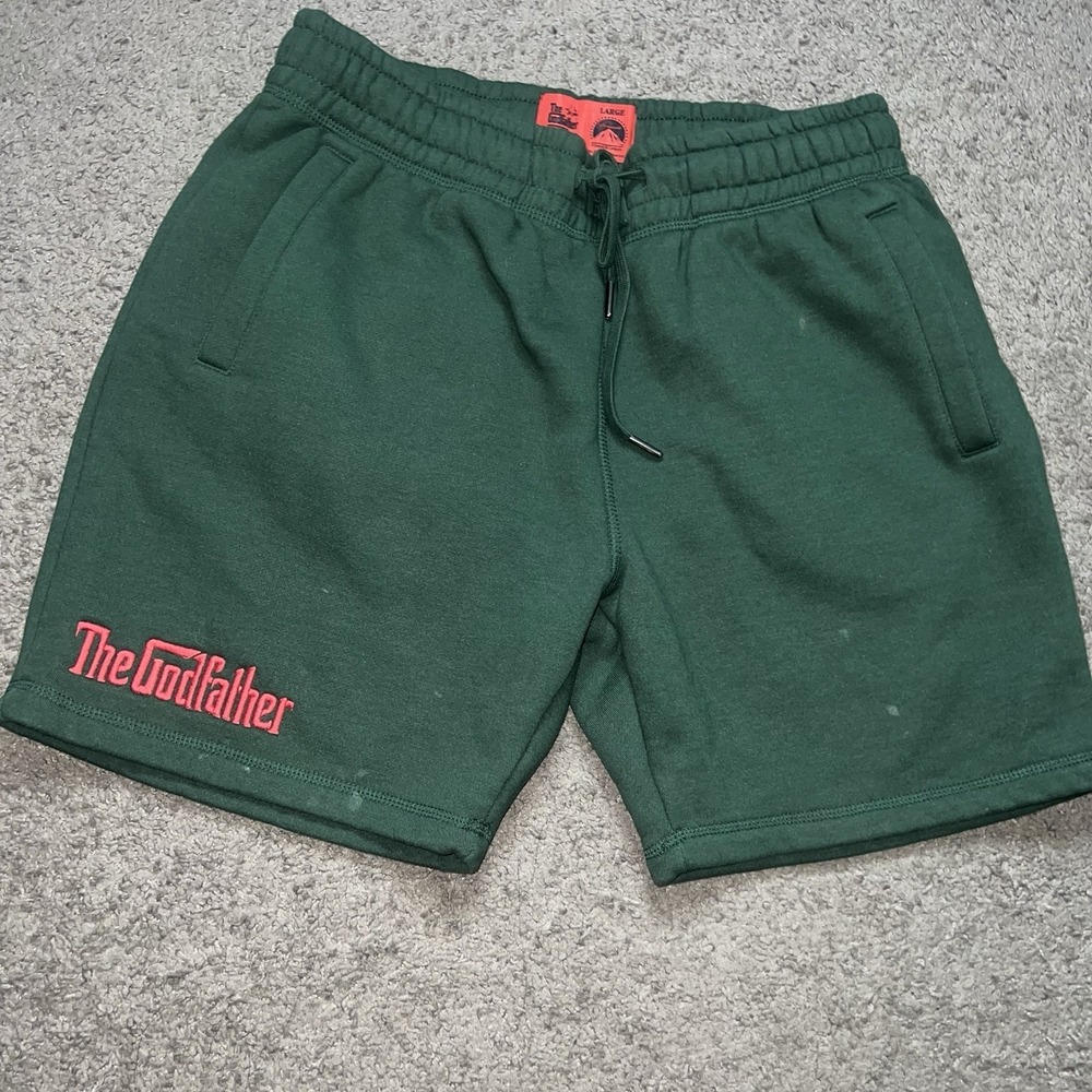 Men's‎ Shoe Palace x The Godfather The Don Sweat Shorts Size Large Green